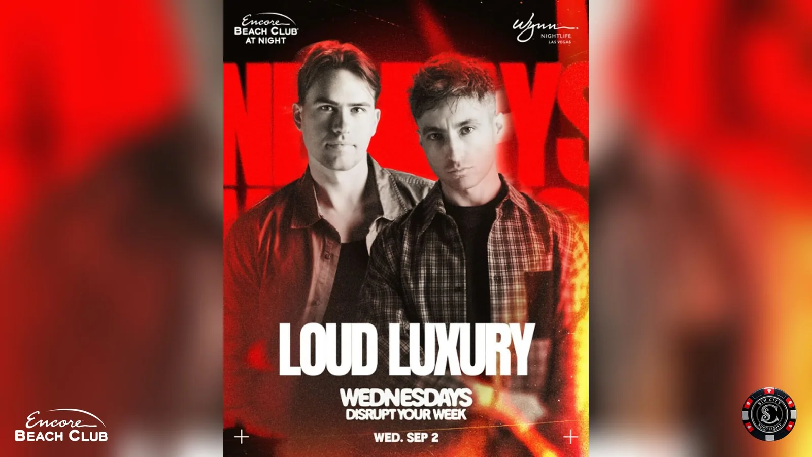 Loud Luxury at Encore Beach Club at Night