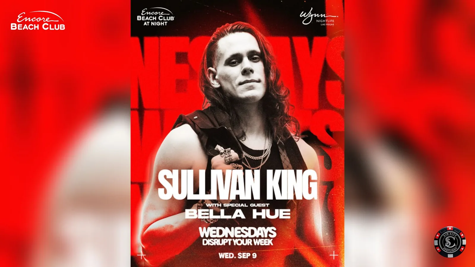 Sullivan King with Special Guest BELLAHUE at Encore Beach Club at Night